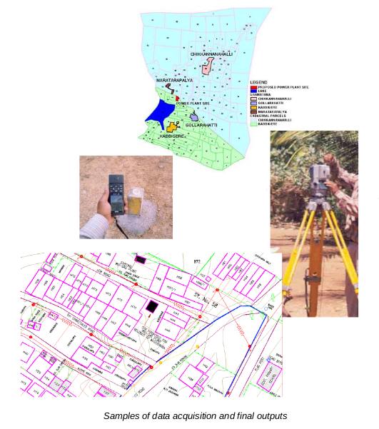 Biomass Energy for Rural India - Topographic survey and creation of GIS database for 25 villages