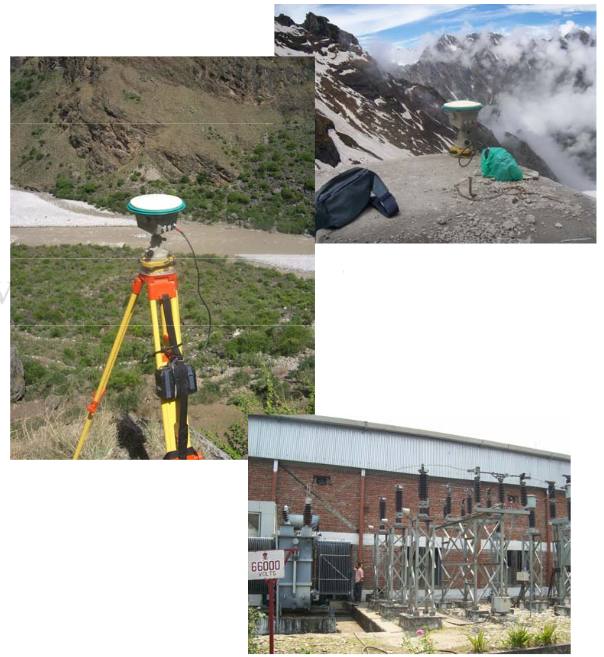 DGPS Survey for GCP establishment and high resolution image rectification for Hydro Power Potential Estimation in Uttaranchal.