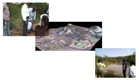  Preparation of Spatial database for proposed Night Safari at Bannerghatta, Karnataka using GPS Total Stations, Satellite Images and carryout Hydrological and Geotechnical investigations.