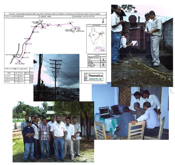 SCADA / DMS Scheme in Shillong City and Western Circle Byrnihat in Meghalaya for MeSEB and Power Grid Corporation of India Limited.